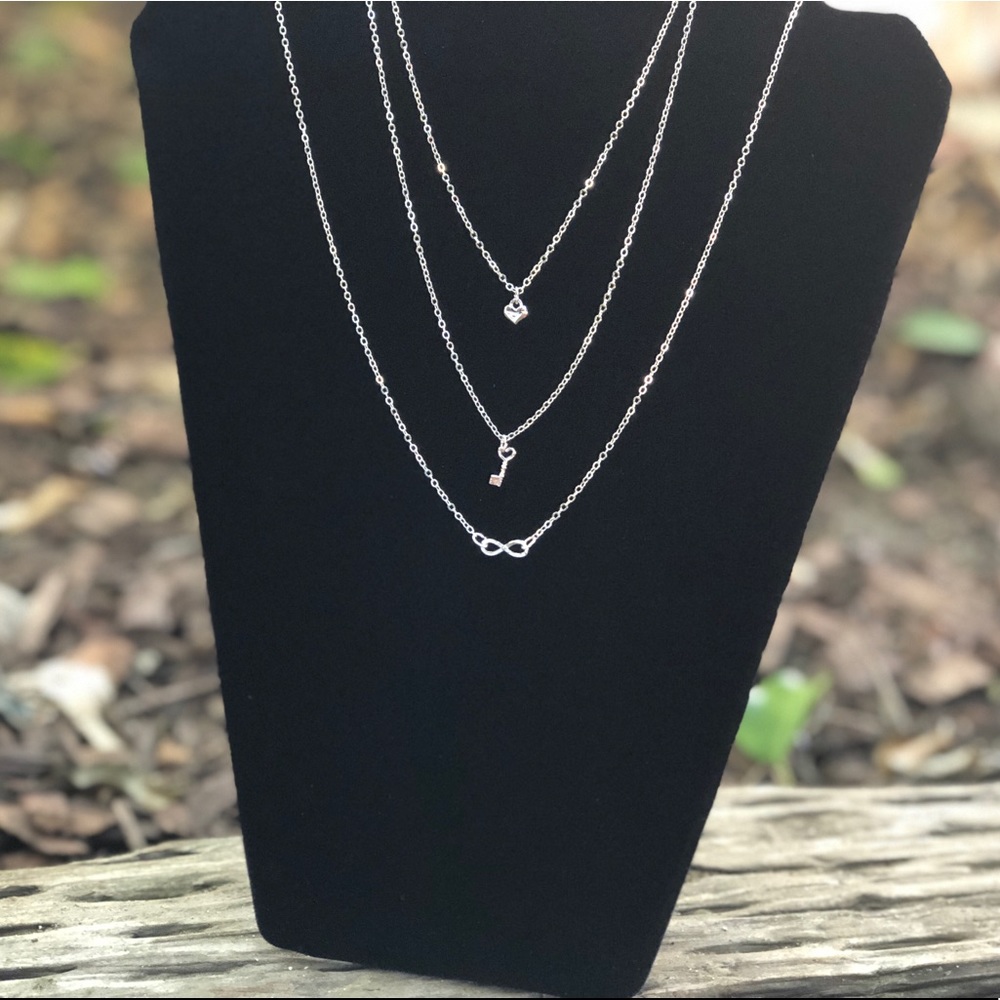 Infinity Necklace -Infinity-Key-Heart